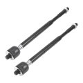2pcs Front Inner Tie Rod Ends Kit Suspension Steering End For Saturn Ion 2003-2007 Pontiac G5 2007-2010 Drag Link No Ev80445 