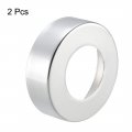 Uxcell Round Escutcheon Plate 62x18mm Stainless Steel Polishing For 33mm Diameter Pipe 2pcs