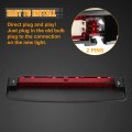 X Autohaux Tail High Mount Brake Stop Light 8k5945097 Third Rear Cab Roof Center For Audi A4 S4 Abs Black Red Housing