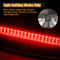 X Autohaux Tail High Mount Brake Stop Light 8k5945097 Third Rear Cab Roof Center For Audi A4 S4 Abs Black Red Housing