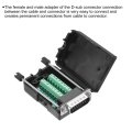 D-sub Connector Male Port 2-row 15-pin Terminal Block Adapter Breakout For Mechanical Equipment Cnc Computers
