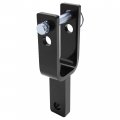 Kuafu Quick Hitch Adapter Used To Adjust Top Link Bracket Movements Fits For Category 1 3-point Tractors Steel Black
