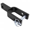 Kuafu Quick Hitch Adapter Used To Adjust Top Link Bracket Movements Fits For Category 1 3-point Tractors Steel Black