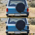 Smoke Lens Rear Tail Light Assembly Set For 1984 To 1990 Ford Bronco Ii Compact Suv Left And Right Pair Fits Xl Xlt Xls Base