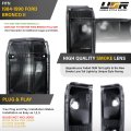 Smoke Lens Rear Tail Light Assembly Set For 1984 To 1990 Ford Bronco Ii Compact Suv Left And Right Pair Fits Xl Xlt Xls Base