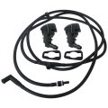 New Windshield Washer Nozzle Jet Hose Kit For 2011-2016 Ford F250 F350 F450 F550 Super Duty Direct Fit Replacement Bc3z-17603-a 