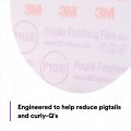 3m Hookit Purple Finishing Film Abrasive Disc 30669 6 In 1000 Grade 50 Pack Clear Coat Sanding Paint Defect Removal Long