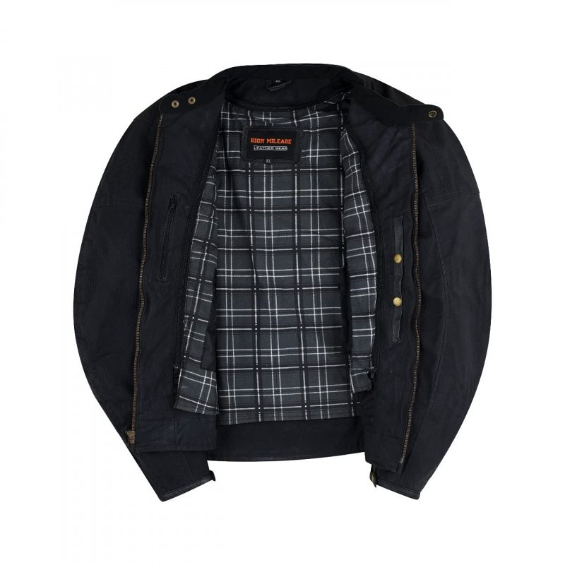 Mens Motorcycle Wax Cotton Textile Light Weight Ce Armor Biker Jacket Flannel Liner Inside 2xl
