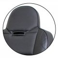 Empi Seat Cover Only 62-2777 Race Trim Suspension Hi-back Black Vinyl Center Carbon