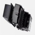 Door Lock Switch For Chevy Silverado 2500 2015 2016 2017 2018 Passenger Side Rocker Push Button 4 Pin Male Terminal Black 