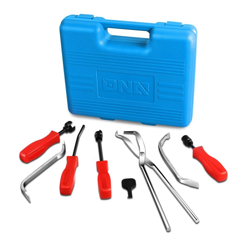 8 Pcs Brake Spring Installer Remover Plier Tools Set With Carrying Case Tools-00244 Drum Service Kit For Shoe Replacement And