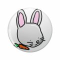 1080 Graphics Cute Little Animal Rabbit Key Chain Double Sided Stainless Steel Keychain 