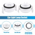 Uxcell 2pcs H7 Xenon Headlight Bulb Retainer Adapter Holder Socket Fit For Bmw 325i 2004
