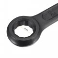 Uxcell 27mm Box End Striking Ring Wrench High Tensile Steel Single Head Spanner Hand Tool