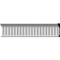 Ekena Millwork 7 3 4 H X 1 P 94 2 L Elsinor Fluted Frieze 2-pack 