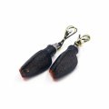 Httmt- 1 Pair Led Motorcycle Dual Sport Turn Signal Light Smoke Lens For Most Suzuki Kawasaki Streetbike Sportbike P N 