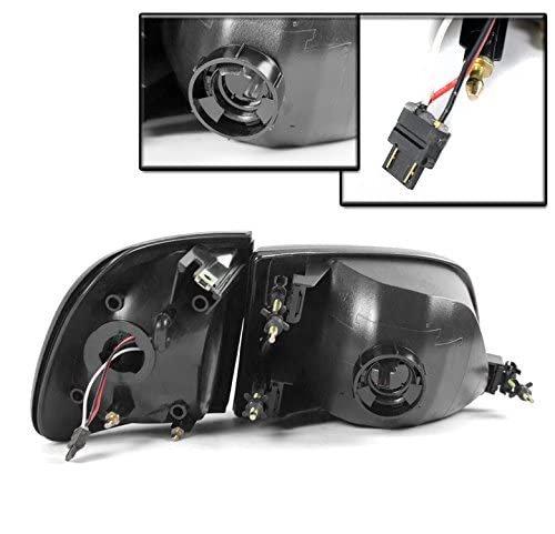 Led Replacement Headlights W Corner Lamps Black For 1997-03 Ford F-150 1997-02 Expedition