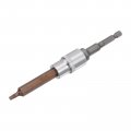 Uxcell T25 Torx Bit Socket 1 2 Square Drive Cr-v Sockets S2 Steel Bits 4 Length With Hex Shank Power Drill Adapter