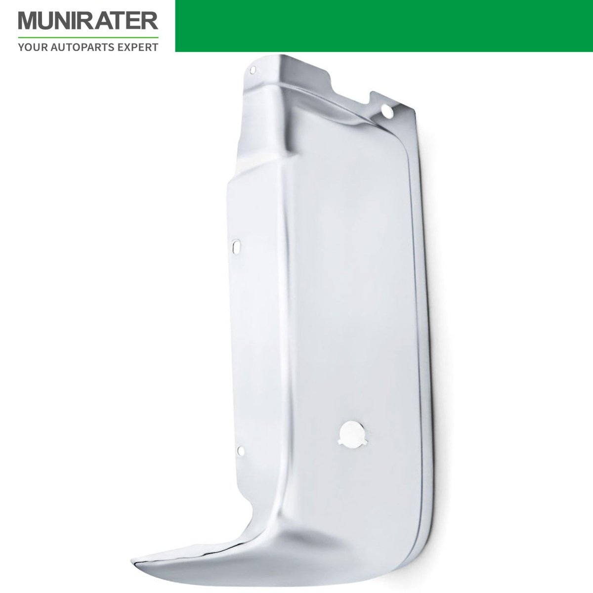 Rear Rh Bumper Face Bar End Replacement For F150 2009 2010 2011 2012 2013 2014 Right Chrome With Park Assist Steel Cap
