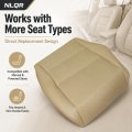 Front Driver Side Bottom Replacement Seat Cover Tan Microfiber Leather For Honda Accord 4 Door Sedan 2008 2012 8th Gen Ex Se Lx