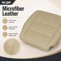 Front Driver Side Bottom Replacement Seat Cover Tan Microfiber Leather For Honda Accord 4 Door Sedan 2008 2012 8th Gen Ex Se Lx