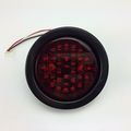 2 Pack 4 In Red 32 Led Stop Tail Turn Lights With Grommets For Box Trucks And Semi Trailers El-104232r Waterproof 12v Rear