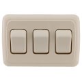 Recpro Rv Switch Spst On Off Bezel Electrical Camper Switches Almond 3