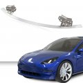 G-plus Front Lower Reinforcement Impact Ankle Catcher Bar Compatible With Tesla Model 3 2017-2022-00-b 108489400b 1084894 00 B