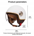 Women Electric Vespa Retro Motorcycle Helmet With Cute Cat Ears Cool Girls Style Fashion 3 4 Half Open Face Dot Certified