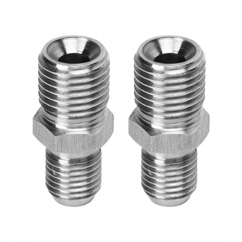 4an To M14x1 5 Fuel System Line Connector Adapter Fitting Pipe Straight Stainless Steel For Most Fluids
