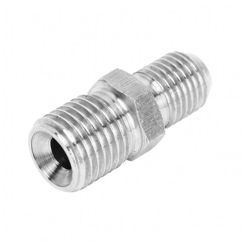 4an To M14x1 5 Fuel System Line Connector Adapter Fitting Pipe Straight Stainless Steel For Most Fluids