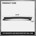 Top Mount Side Weatherstrip Seal Pair For Chevy Corvette 1997-2004 10313371 Black