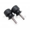 Httmt Black Swingarm Spools 10mm Compatible With Kawasak Ninja Z1000 Er-6n Ex250f Ex650 Zrx1100