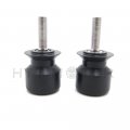 Httmt Black Swingarm Spools 10mm Compatible With Kawasak Ninja Z1000 Er-6n Ex250f Ex650 Zrx1100