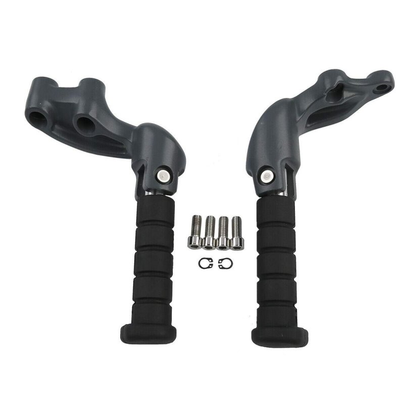 Green-l Gray Passenger Footpeg Pegs With Mount Bracket Fit For Indian Scout 2015-2023 Rogue 2022-2023 Bobber Twenty Sixty