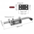 Uxcell Barrel Bolt Latch 1pcs 12x165mm Stainless Steel Spring Loaded Gate Pin Sliding Door Lock For Trailer Doors Cabinets