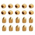 30pcs Set Screws M3x4mm Brass Cone Point Hex Socket Grub For Machinery Home Repairs And Fixtures Gold Tone 