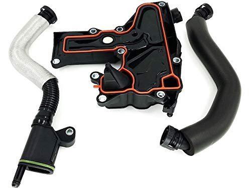Pcv Valve Oil Separator Kit For 2008 2011 Volkswagen Gti 2 0l 4 Cylinder Turbo Dohc Ccta Cbfa Engine Includes Gasket And