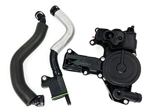 Pcv Valve Oil Separator Kit For 2008 2011 Volkswagen Gti 2 0l 4 Cylinder Turbo Dohc Ccta Cbfa Engine Includes Gasket And
