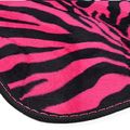 Zebra Hot Pink Floor Mats