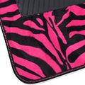Zebra Hot Pink Floor Mats