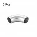 Uxcell Stainless Steel 304 Pipe Fitting Long Radius 90 Degree Elbow Butt-weld 5 8-inch Od 1 5mm Thick Size 5pcs