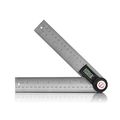 Gemred 82305 Digital Angle Finder 7-inch Protractor 200mm Stainless Steel Ruler 