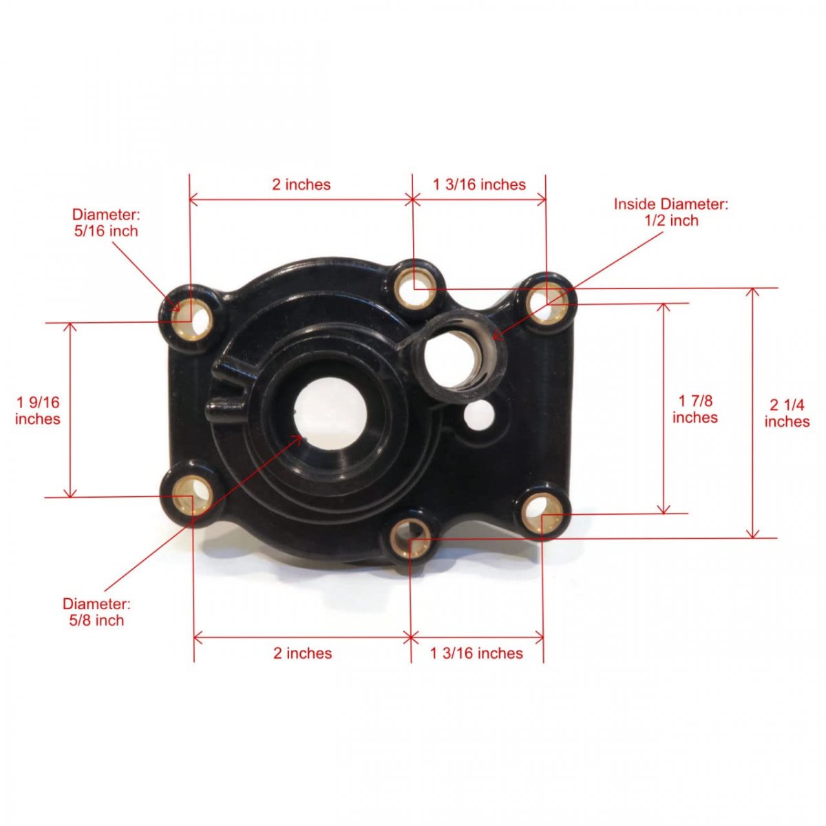 The Rop Shop Water Pump Kit For 1996 Johnson 25hp Bj25brledc Bj25eledm Bj25eredc Hj25rleda
