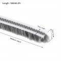 Uxcell Brush Weather Stripping 15m 49 2ft Card-slot Seal Strip Pile Weatherstrip Door Sweep For Window 7x7mm Wxh