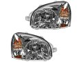 Headlight Assembly Set Of 2 For 2001-2003 Hyundai Santa Fe Up To 3 2003 