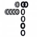 Niche Wheel Bearing Seal Kit For Triumph Tiger 800 Thunderbird 1600 1700 Storm 6204-2rs 6205-2rs