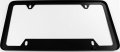 Pakistan Flag Metal Black Aluminium Car License Plate Frame Bottom Cutout 4hole