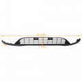 Ecotric Front Bumper Valance Lower Grill Compatible With 2015-2018 Ford Focus F1ez17626a Lip Chin Grille Spoiler Panel