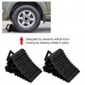 2pcs Car Anti-slip Block Tyre Slip Stopper Wheel Alignment Tire Support Pad 6 1 3 5 9in